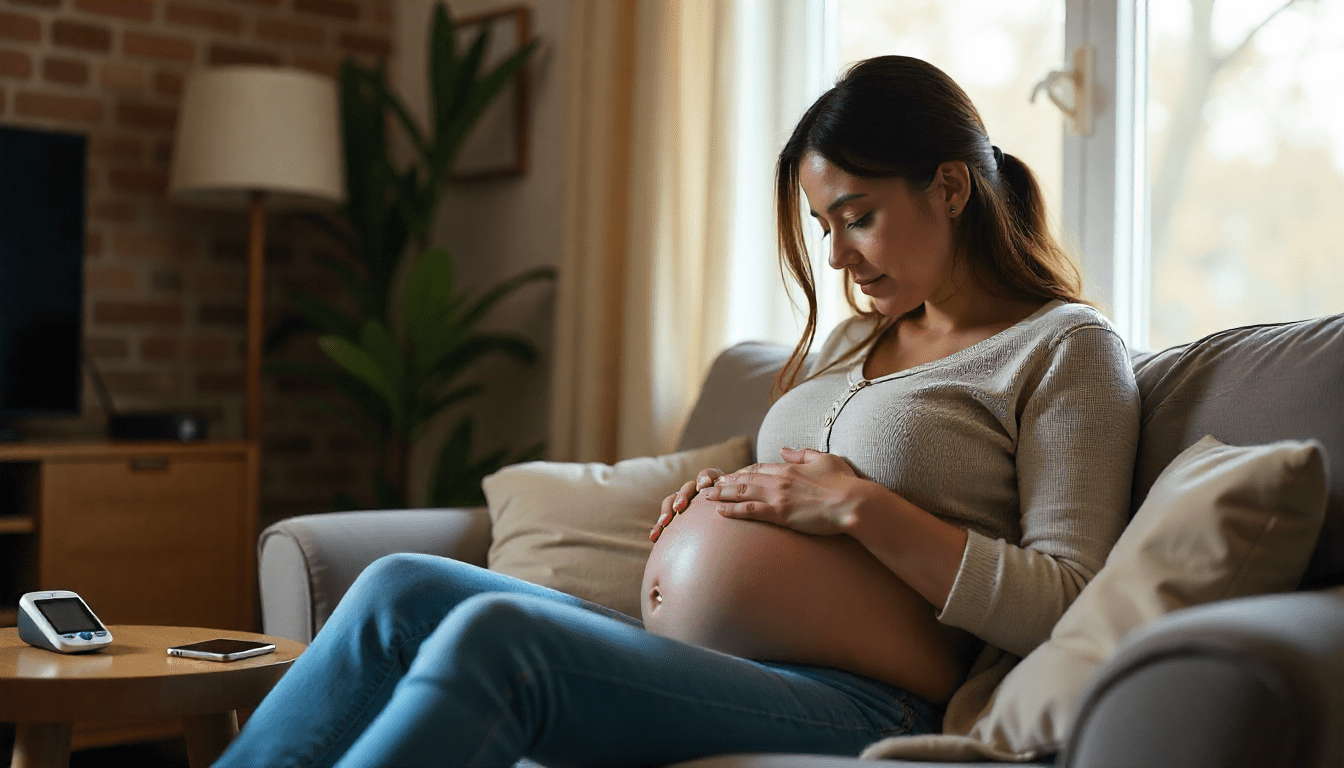 mulher gravida com diabetes gestacional 